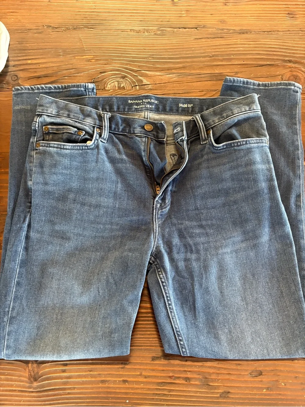 Banana Republic Slim Jeans in Medium Blue Wash